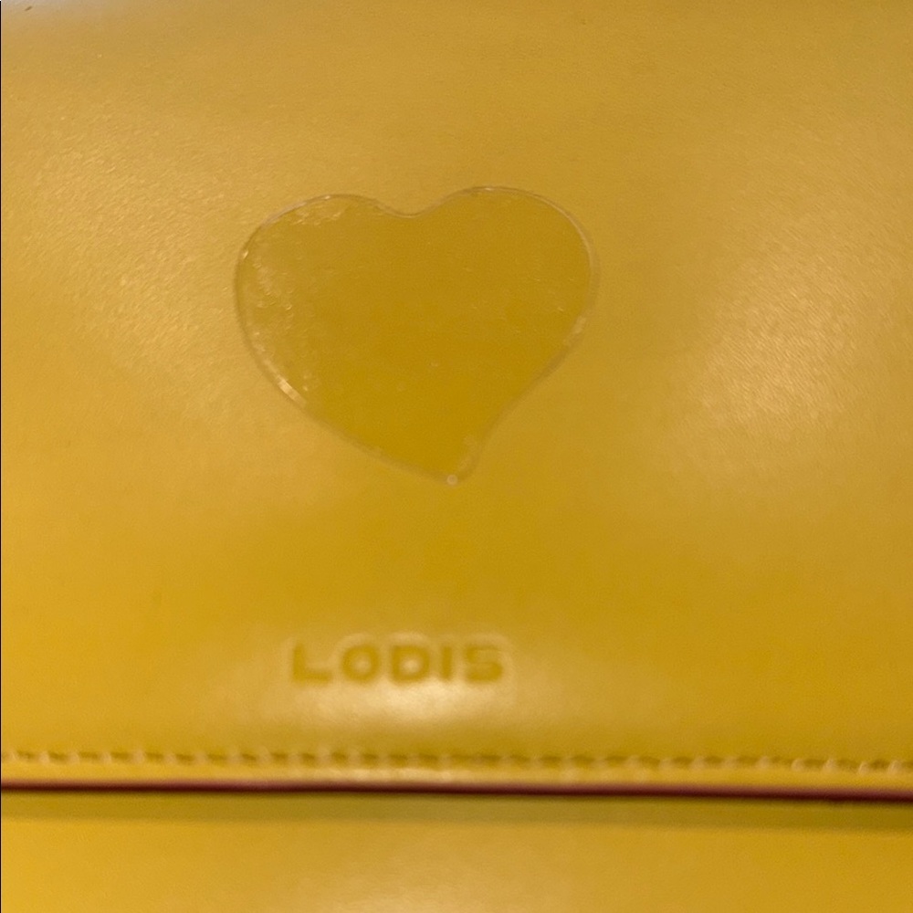 Lodis Yellow and Pink Women's Tablet clutch - Picture 2 of 8